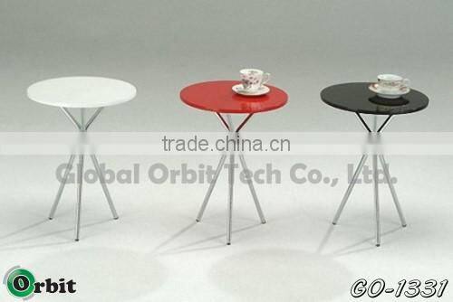 Home furniture simple style perdurable round outdoor side coffee table