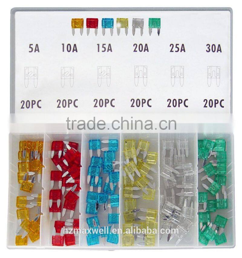 120pcs Mini Car Fuse