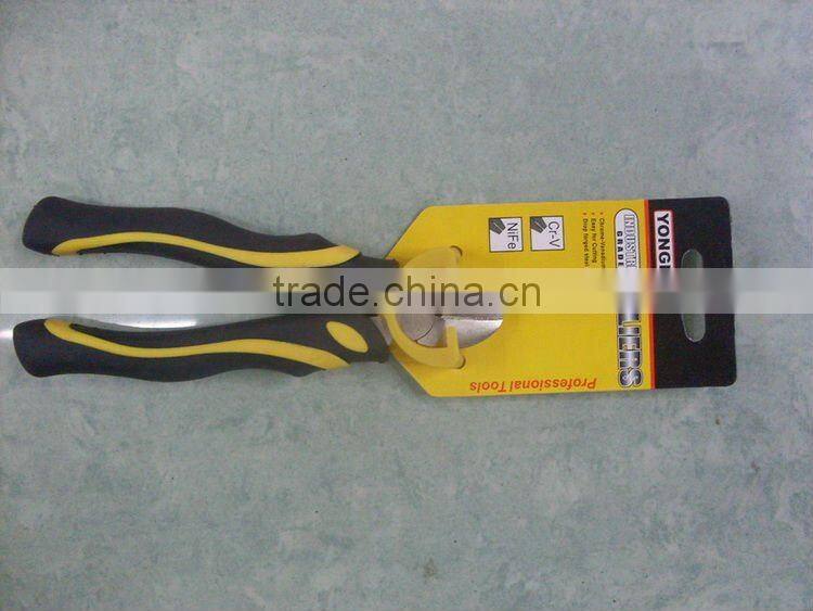 YFC01_40 new design drop forged combination plier with TPR handle