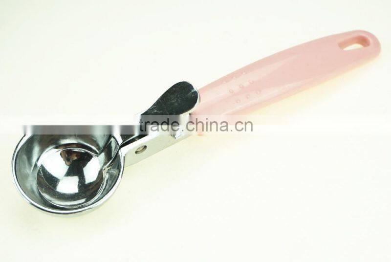 42160 hot sale zinc alloy icecream spoon Stainless steel ice cream spoon