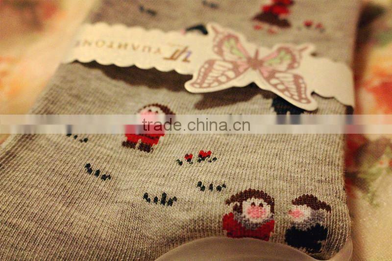 Custom Print Christmas Socks Winter Cotton Socks Wholesale