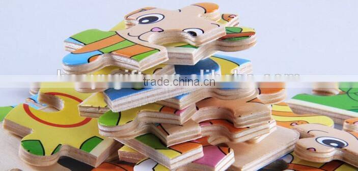 20 Styles Wooden Jigsaw Puzzles With Animals Pattern Toys For Children