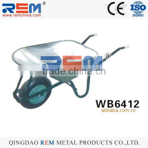 large tray wheel barrow wb6412 load 160kg with air wheel