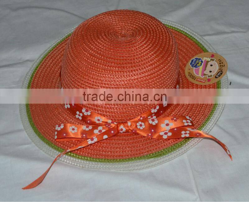 2015 Custom hand made natural straw hats , paper hats