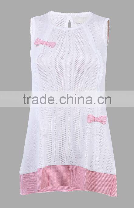 Bella rib girl tank top sleeveless100% organic cotton
