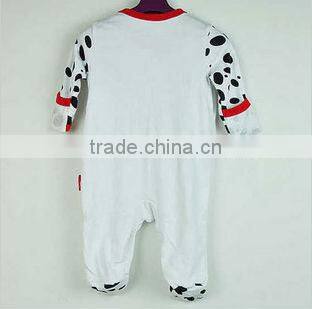 knitted baby romper,cow style baby rompers,100%cotton interlock baby wear