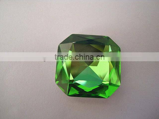 square shaped fashion colorful crystal