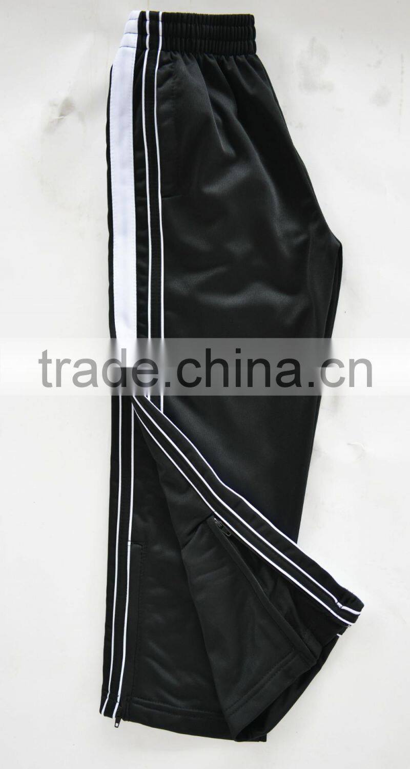 Popular hot selling men's polyester tricot jogging pants