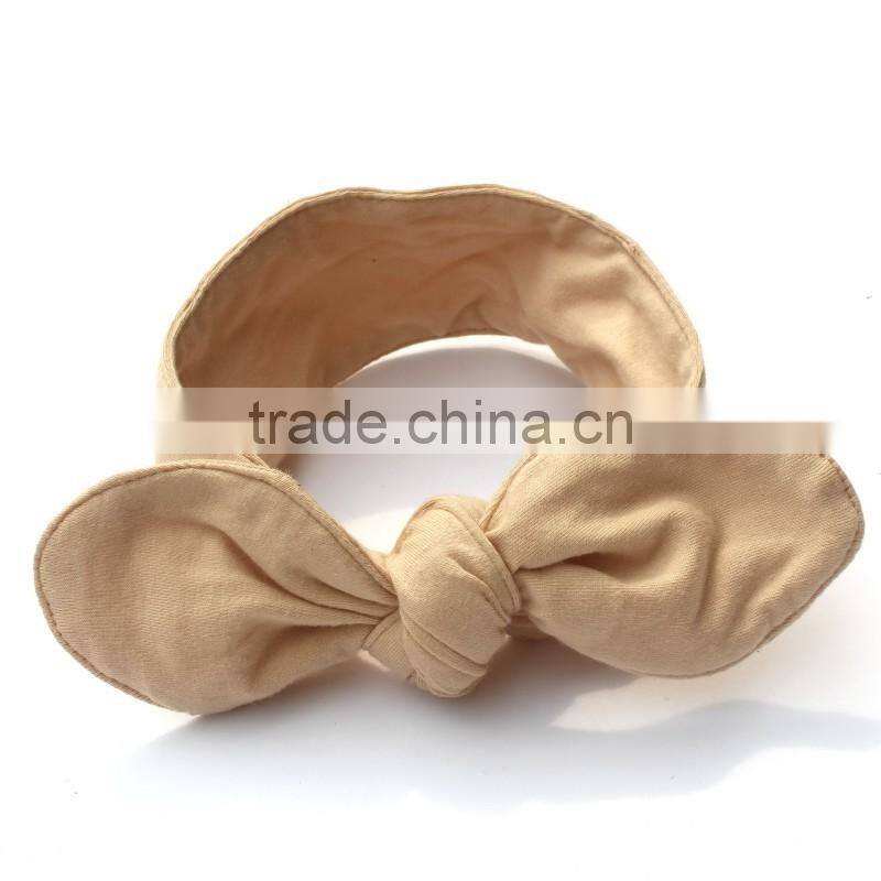 Girl Rabbit Headband Newborn Kids Cotton Elastic Hair Band Baby Top Headband