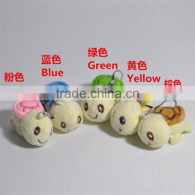 hot sale caroon cute turtle keychain emoji plush keychains