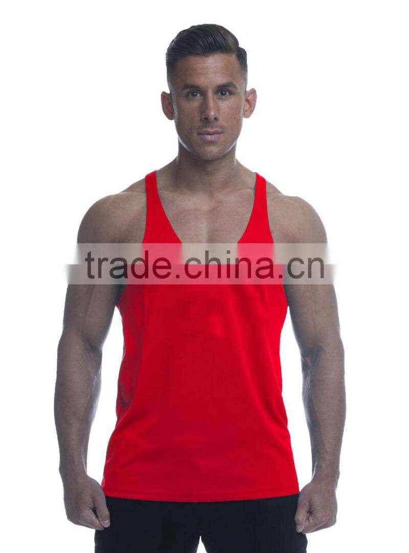 Custom Mens Sports striger Wholesale Cotton Plain Tank Top