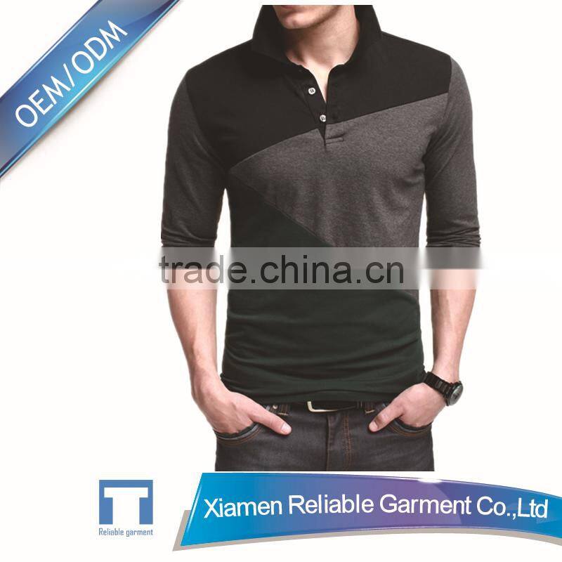 High quality custom long sleeve shirt made in china mens clothing for 2016