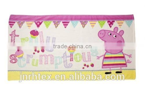 Eco-friendly100%Cotton terry embroidered hooded baby towels