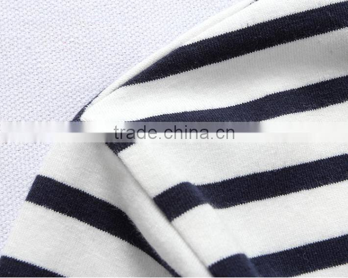 promotional high quality 2016 fashional 100% cotton striped polo shirt for men