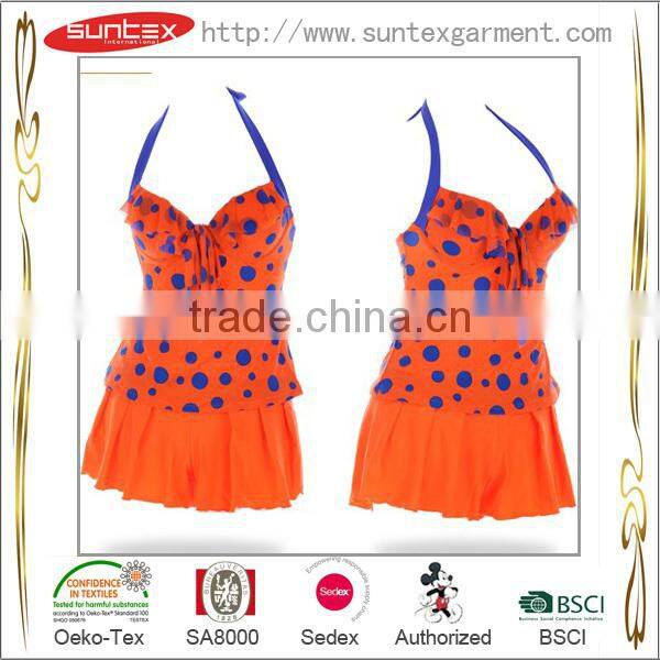 New arrival Custom one pc swimwear lady lovely sexy bikini factory BSCI