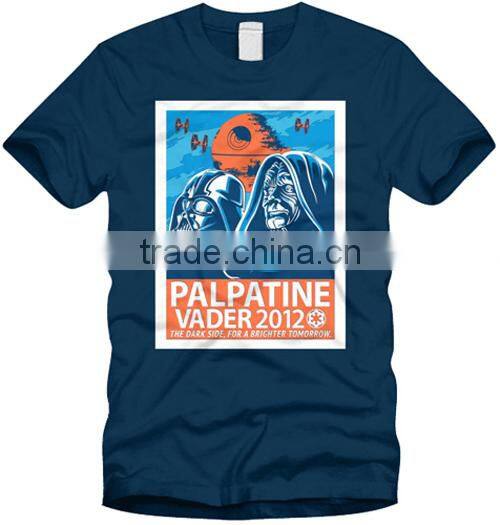 Wholesale high quality round neck cheap white plain t-shirts