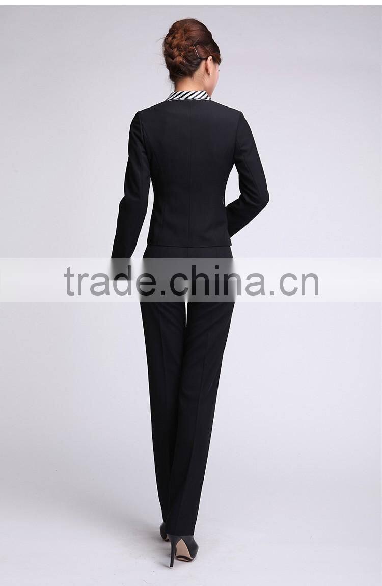 Juqian custom classic winter restaurant hotel manager uniform for front office desk