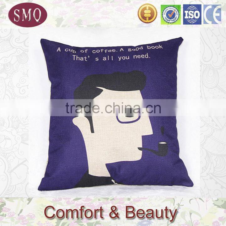 natural linen color sofa customize hot sale cushion cover