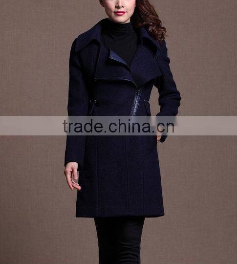 Autumn/ Winter women long coat turkey / women's Coat keep warm