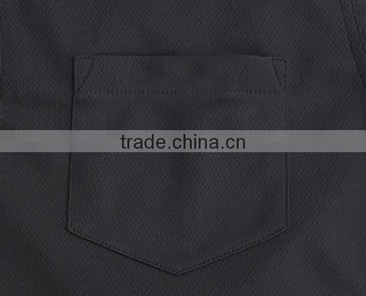 Mens cooldry work t-shirt 100% polyester safety orange polo shirt