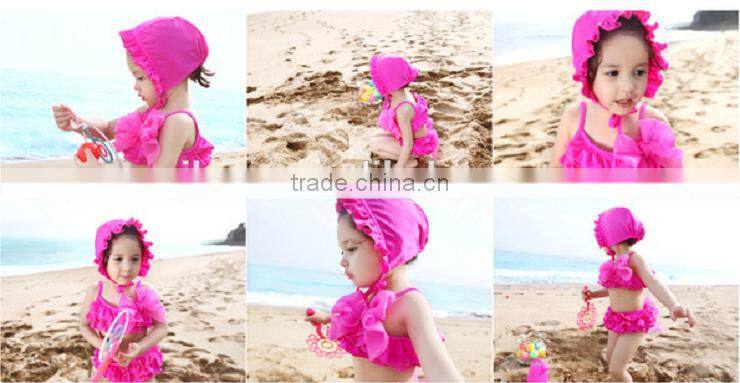 Two Pieces Child Swimwear Cute Split Swimwear Little Girl Swimsuits