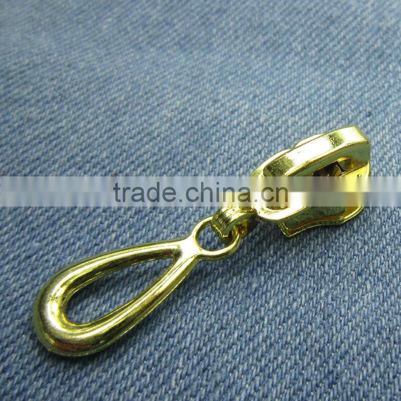 No.5 Metal Gold Zipper Pull
