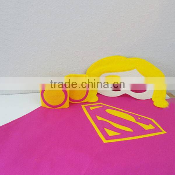 Superhero's Chirdren capes,promotional capes,fashion design superhero's kid cape
