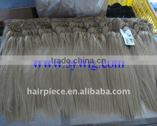 Afro kinky curly hair weaving extension/India human hair