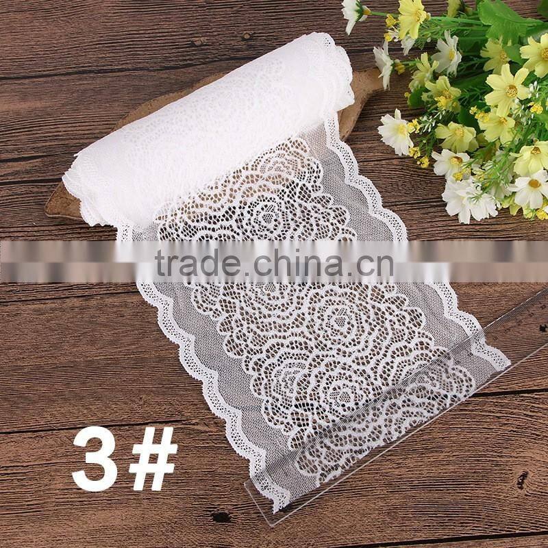 Elastic small wave lace trim