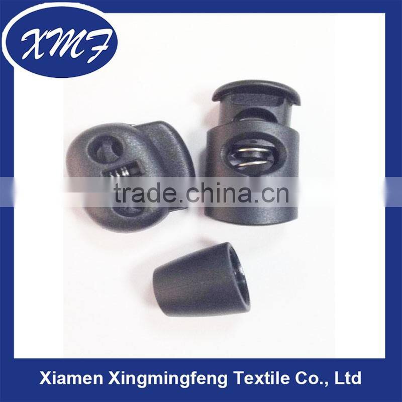 oeko-tex pass cheap plastic spring cord lock plastic stoppers cord ends