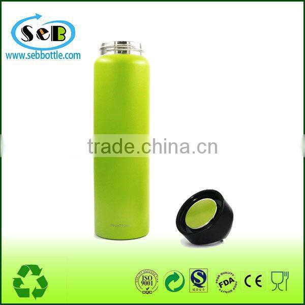 750ml Double Wall Vacuum Insulated Stainless Steel Leak Proof Sports Water Bottle Green