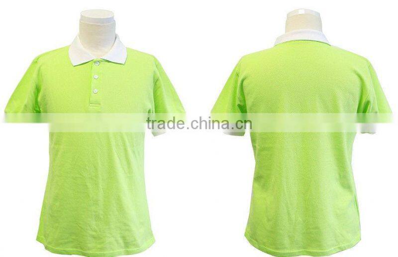 OEM production short sleeve polo shirt t shirt dress wholesale plain mint couple polo shirt