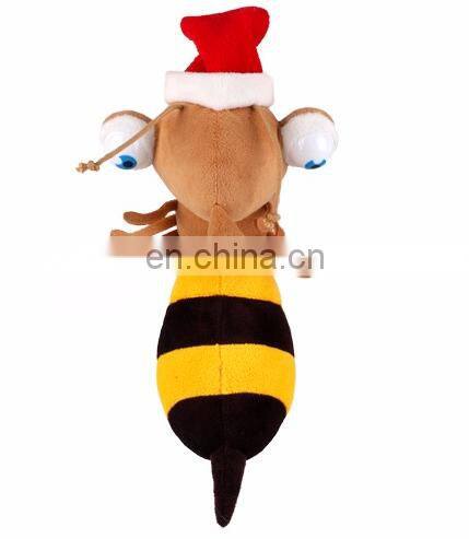 Wholesale 20cm Christmas Plush Stuffed Lovely Bee Toys