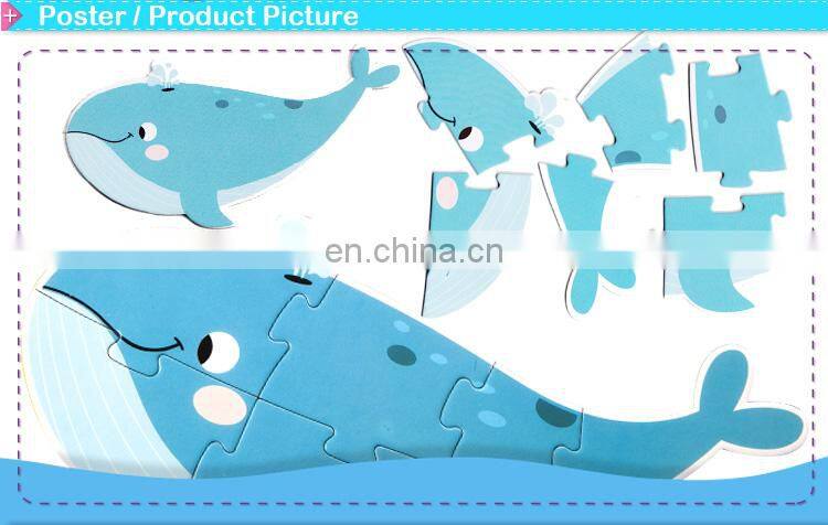 2017 hotsale 3D puzzle adorable dolphin