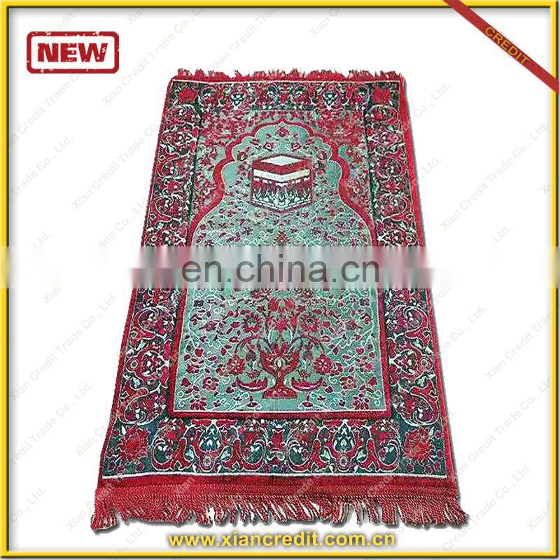 Muslim thick prayer mats wholesale prayer rug carpet with memory foam