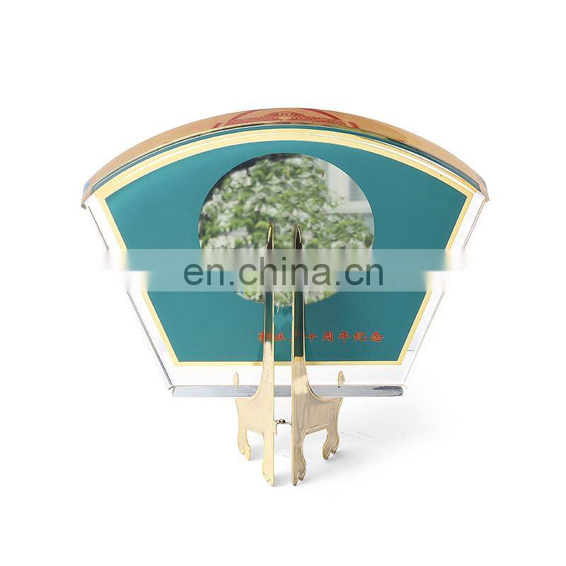 Custom 2017 hot sale plastic company souvenir plate