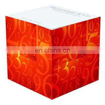 Advertising Promotion Memo Cube, Sticky Note Pad