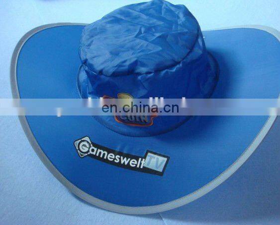 custom logo printing Cowboy foldable hat