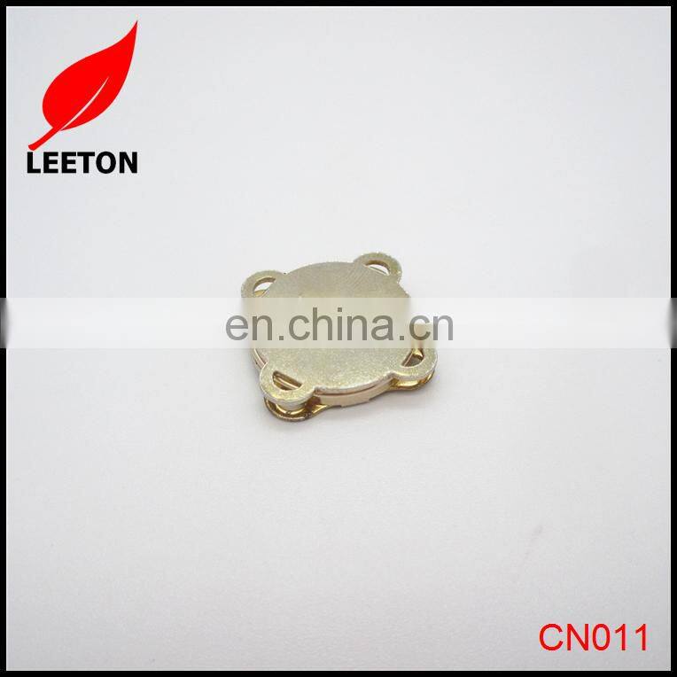 Factory supply Gold rectangle sewing magnetic snap button