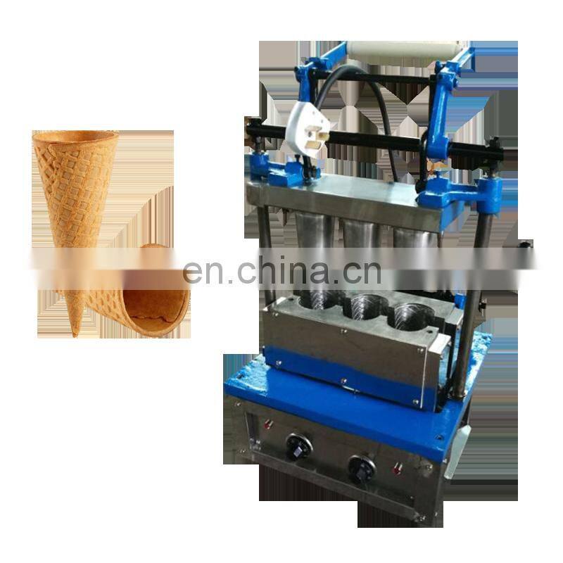 Commercial Ice Cream Waffle Cone Maker Machine for Ice Cream Cone Sale