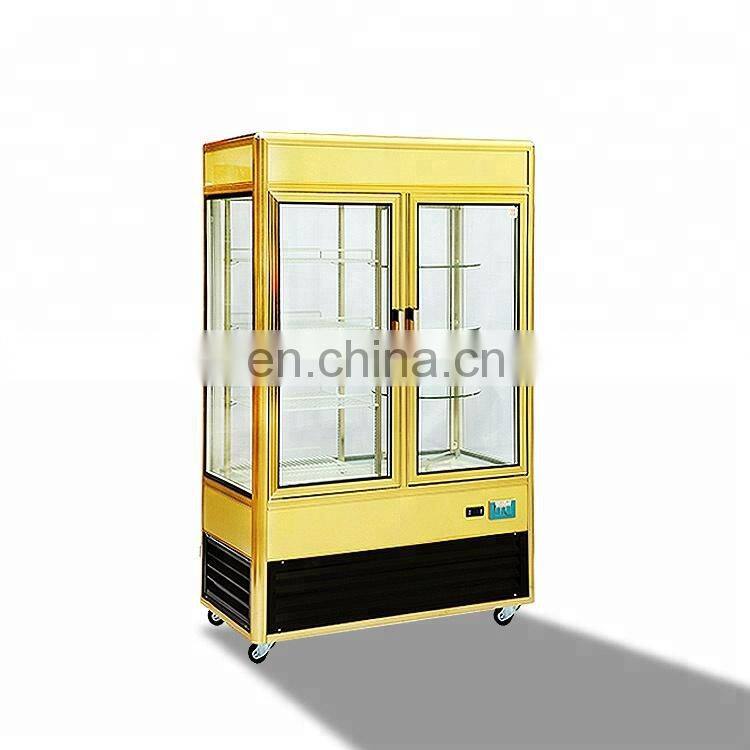 Refrigerated Cake Showcase / Rotating Cake Display Stand/Showcase Cake