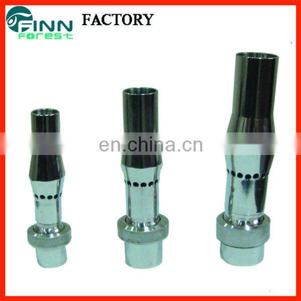 Stainless steel foam frothy fountain nozzle