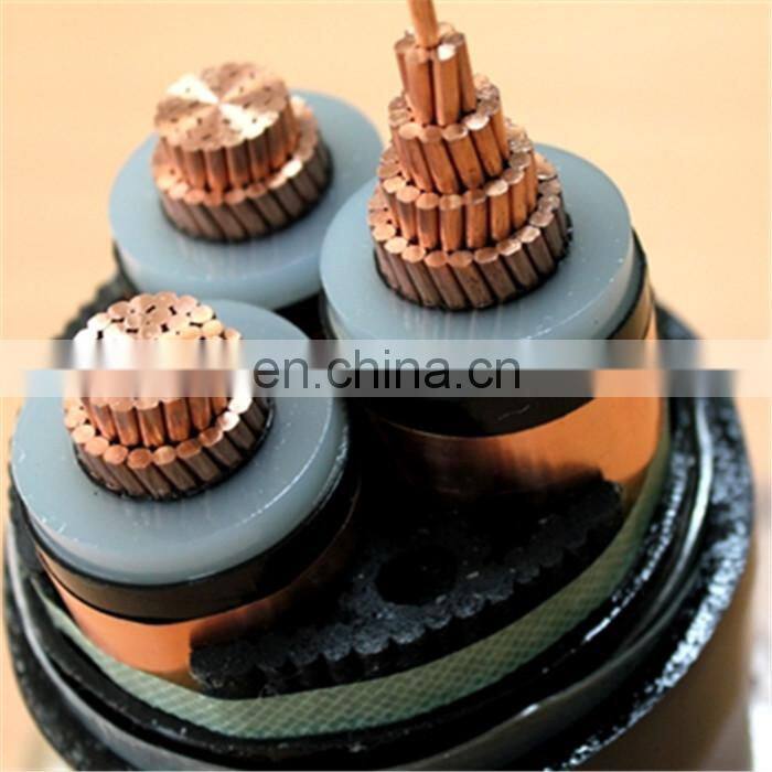 10KV 3 core 70mm2 150mm2 xlpe insulated steel tape aluminum cable