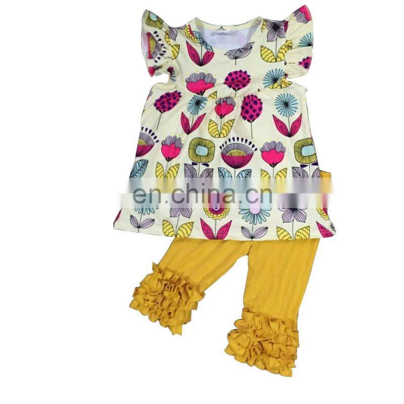 2018 Children Outfit Clothes Set Sleeveless Cotton Kids Wear Summer Outfits