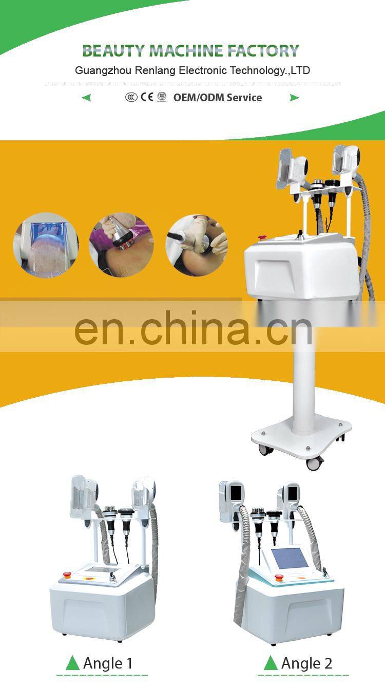 2019 Powerful New Double Cryo cavitation Rf slimming machine for Salon Use