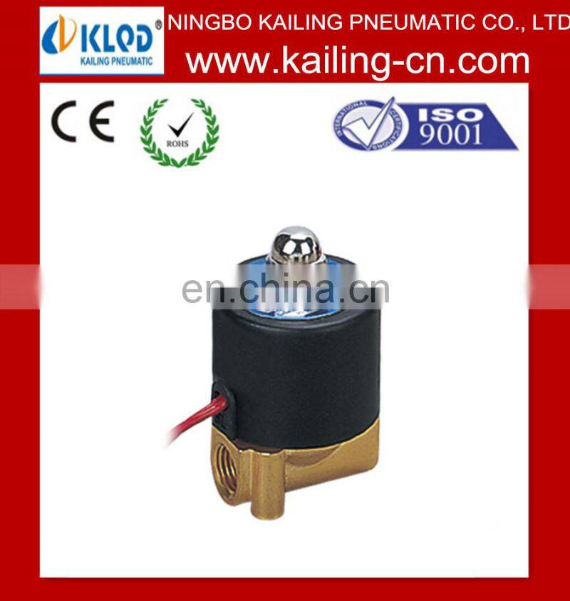China manufactory 2 way brass Gas Air Water solenoid valve 24v