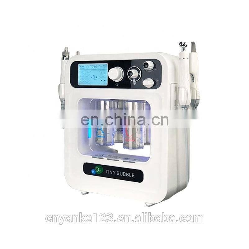 2019 Newest Portable 4 in 1 Hydra Dermabrasion BIO Oxygen Spray Ultrasonic Microdermabrasion Facial Machine