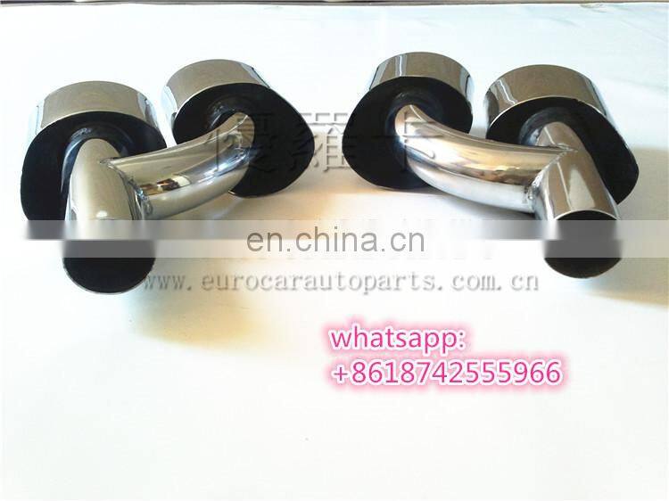 C CLASS W204 C63 stainless steel muffler metal coating round muffler exhaust pipe for C180 C200 C300 C63 muffler tip