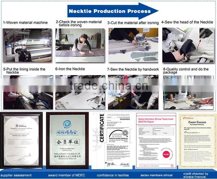 Custom cheap elastic Polyester Men's LOGO Necktie