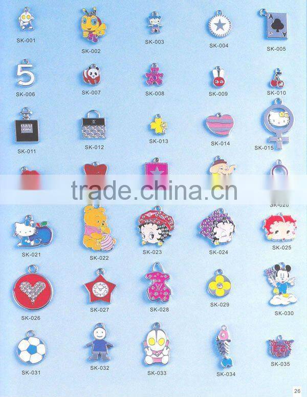 DIY rhinestone letter slide charm ( product catalog 26-30)